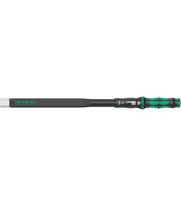 clé dynamométrique WERA pour outil à encastrer 14x18mm 80-400 Nm, longueur 655mm