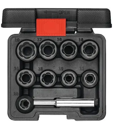 Kit d‘alesage GERDORE red 10 pcs, 1/2"