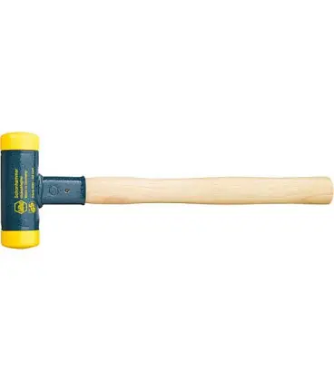 Massette plastique avec manche en hickory Type 800, diam. 50 mm