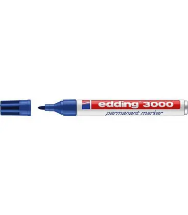 Marqueur Permanentmarker 3000 bleu largeur de trait 1,5 - 3 mm pointe ronde