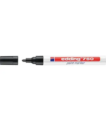 Marqueur Lackmarker 750 noir largeur de trait 2 - 4 mm pointe ronde