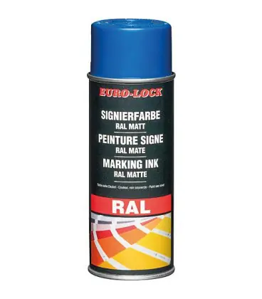 Spray couleur RAL 5010 bleu gentiane mat, 400 ml