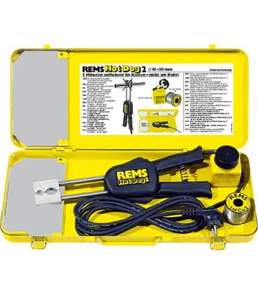 REMS Hot Dog 2 230V 440W dans une Mallette en tole pour tube Cu jusqu‘a 28 mm