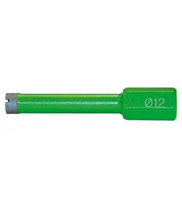 Couronne de carrelage creuse d 12,0x60mm pour percer le grès cérame et pierre naturelle