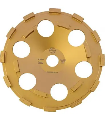 Plateau diamant d 180mm pour béton, convient pour ponceuse EBS180F
