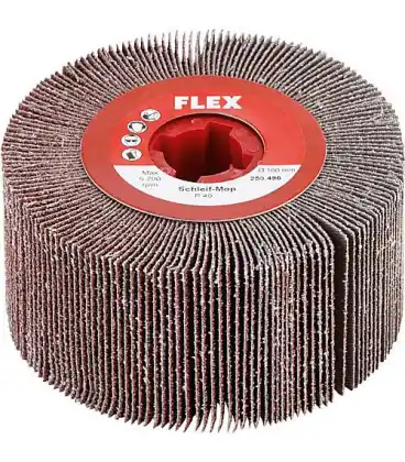 Toile émeri FLEX pour éliminer la laque etc diam. 100 x 100 mm, grain 60