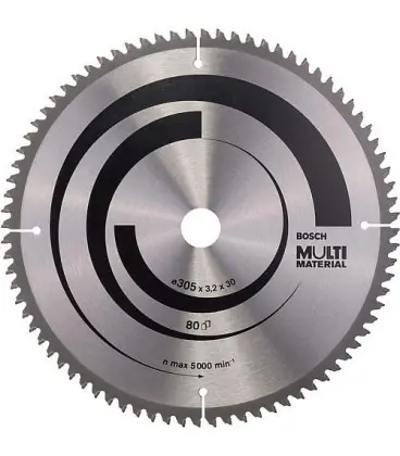 Scie circulaire BOSCH D 305x30mm 80 dents pour scier l‘aluminium