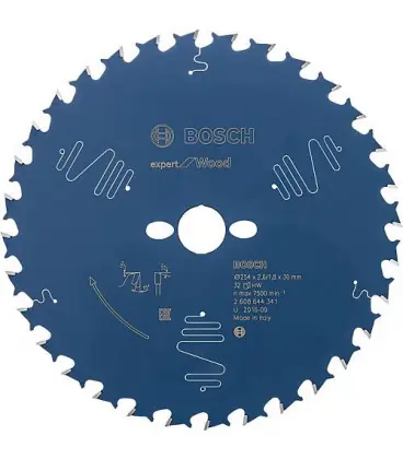 Scie circulaire BOSCH D 254x30mm 32 dents pour scier le bois