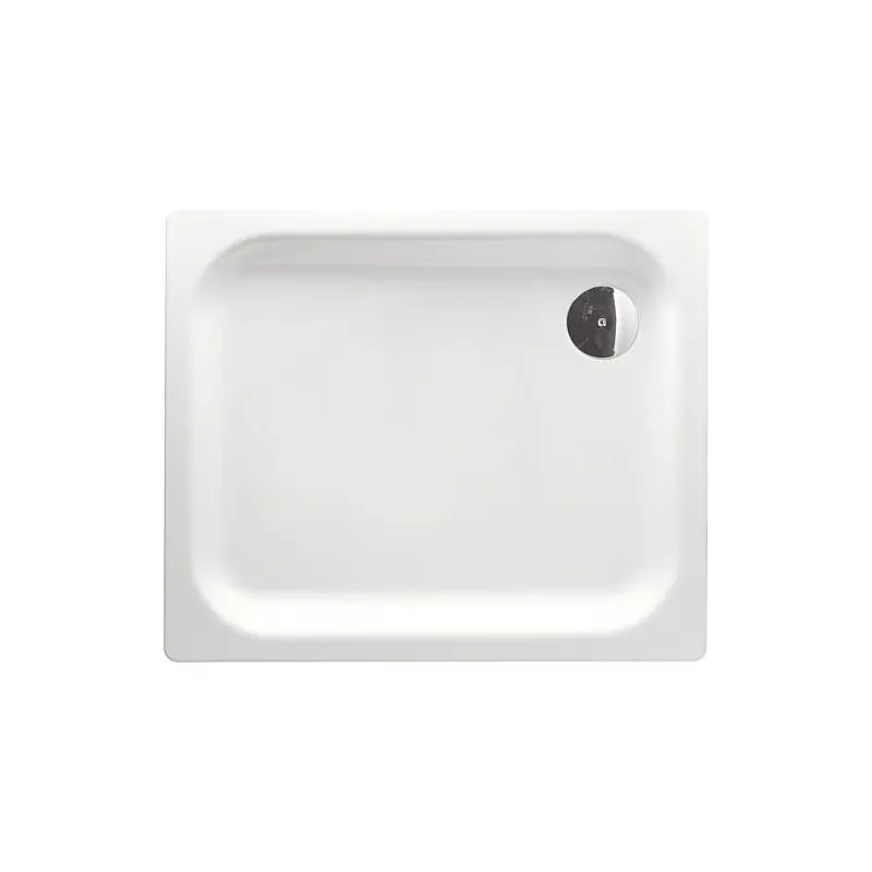 Receveur douche EDURA rectangulaire 1600x40x900 mm acier émaillé, blanc