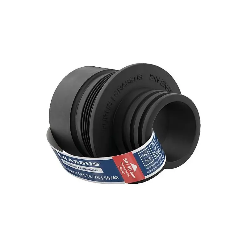 Adaptateur combi CKA 75/70 x 50/40mm, TPE T-max +140°C