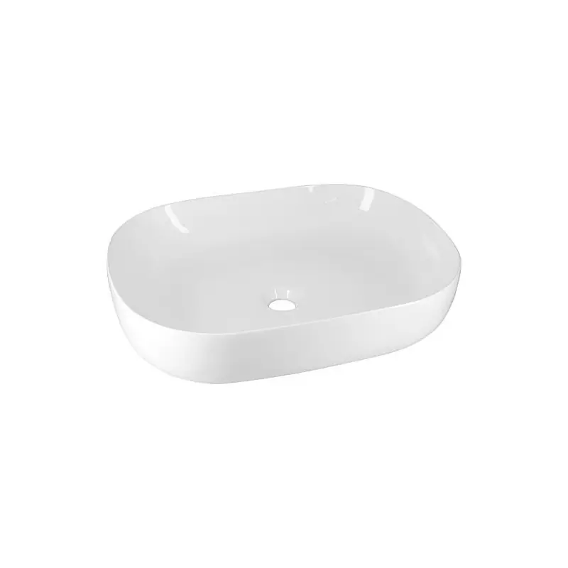 Vasque à poser Mapari lxhxp 600x150x450mm sans trou robinet