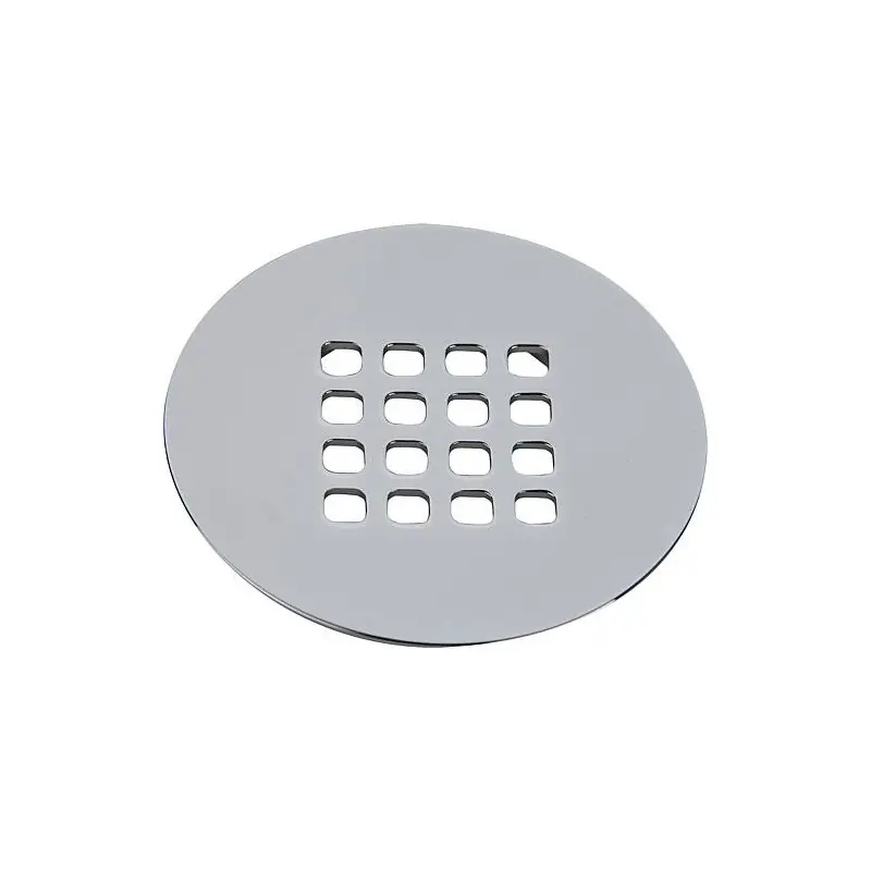 Capot SQUARE laiton chromé 115mm convient pour ecoulement receveur de douche 93 953 73