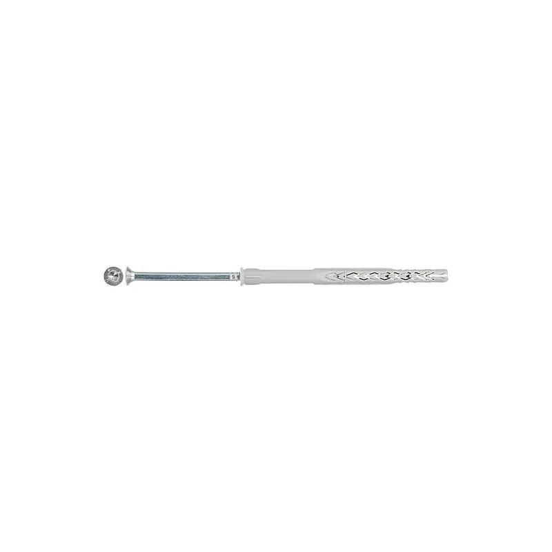 cheville longue SXRL 10x200T avec vis de sécurité galvanisée sachet de 50 pcs