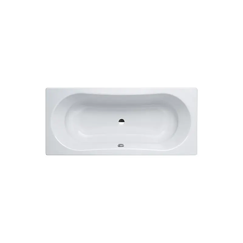 Baignoire Elfrun 1800x800x420 mm volume 240 L acier émaillé blanc