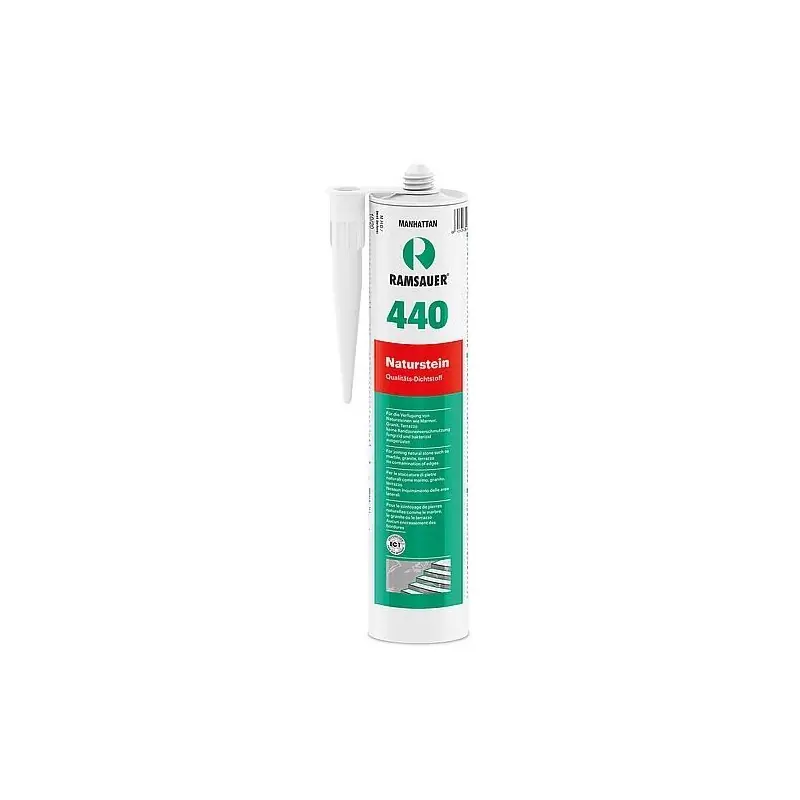 Pierre naturelle 440 noir masse d’EtanchEification neutre à base de silicone 310ml ,
