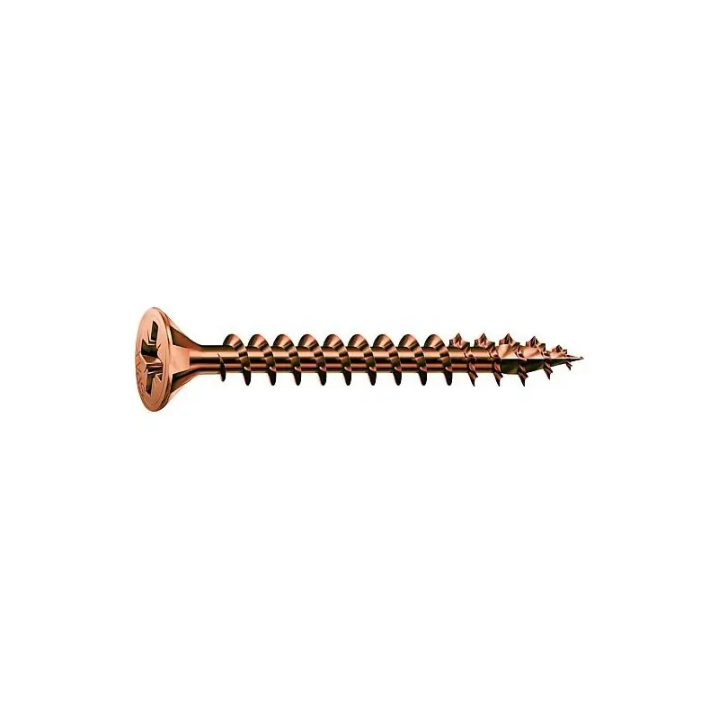 Vis à tête fraisèe brunie C1A filetage complet, cruciforme Ø 3,0x30 mm, UE 1000 pieces