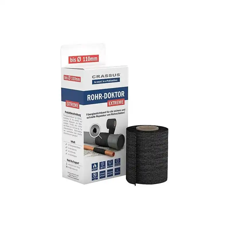 Tube extreme CPW 100 jusqu’a tube-Ø 110mm GFK T-max +210°C, PN 50 bars