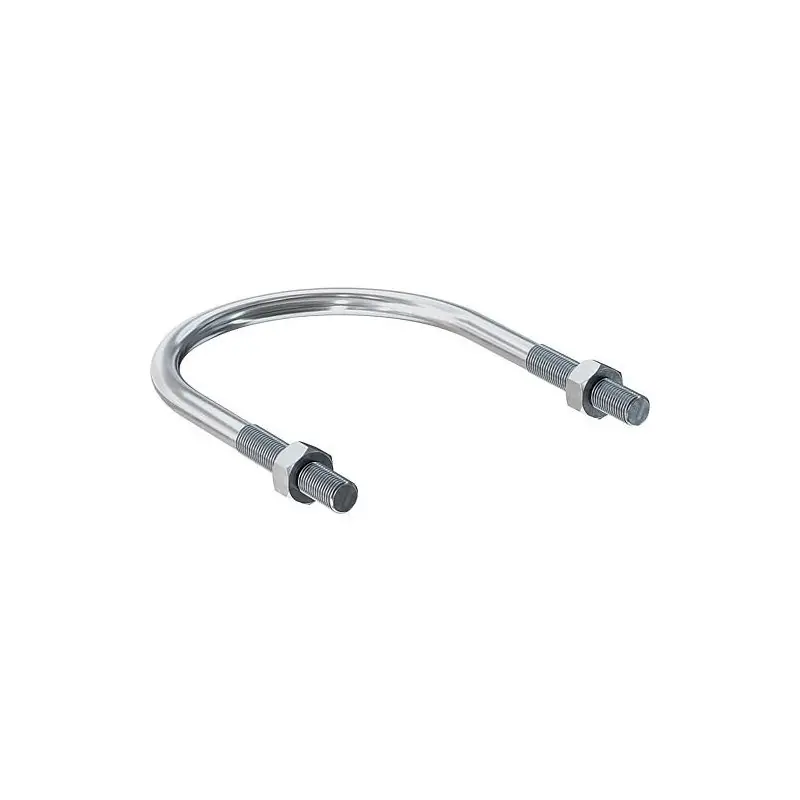 Attache en acier rond 12-17 mm 3/8’’ M6 Emballage 10