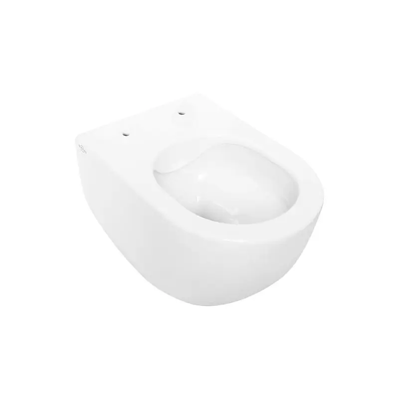 WC suspendu Elanda, sans bord de rincage, en céramique, blanc 355x340x515mm