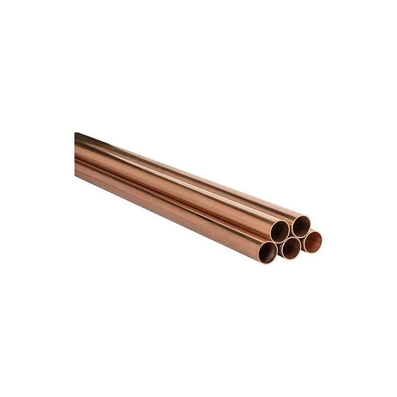 Tube cuivre en barre, RAL/DVGW 22 x 1,0 mm, semi dur 10 tubes de 5 m