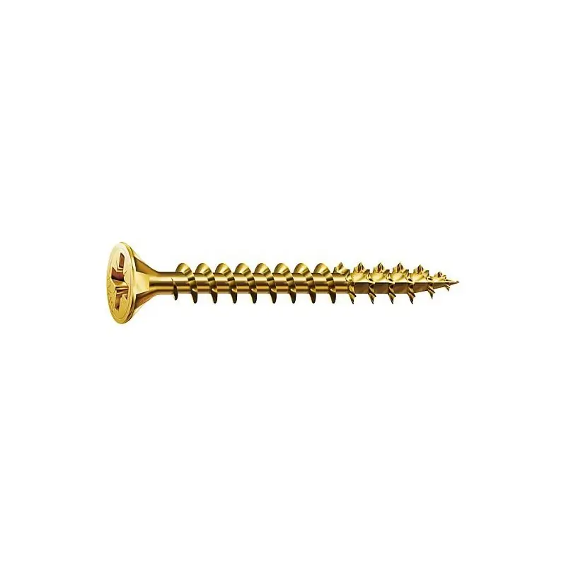 Vis à tête fraisée Spax Yellox filetage complet cruciforme Ø 2,5x10 mm, UE 1000 pieces