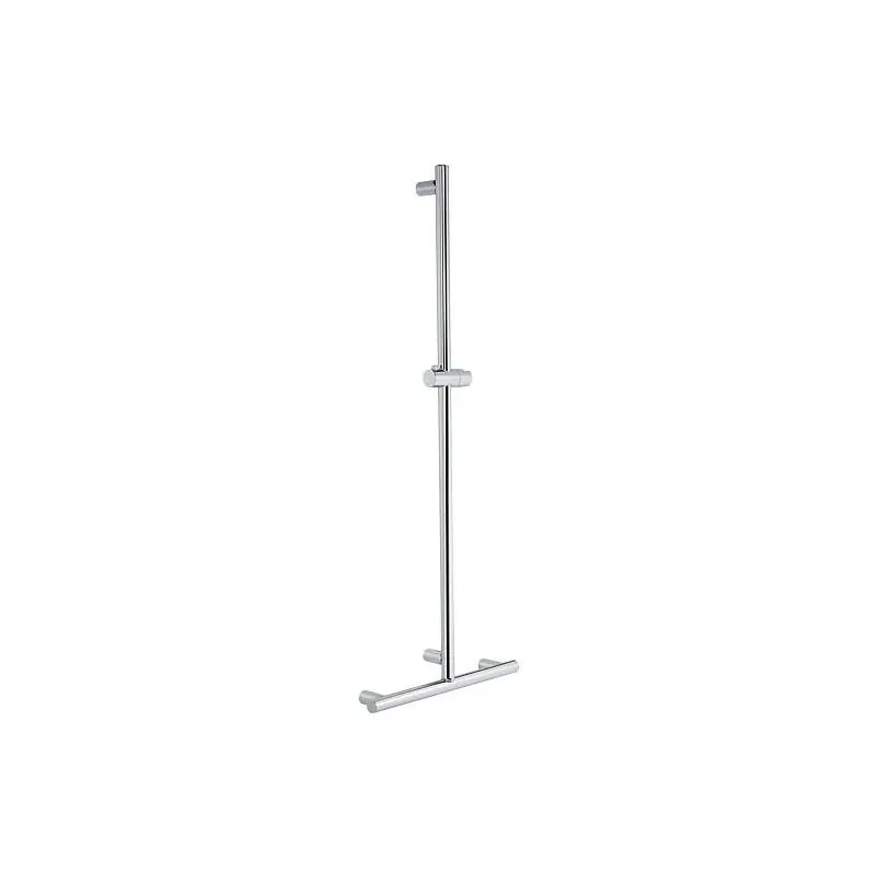 Main courante de douche avec barre Elida, acier inoxydable lxhxp 500x1235x87mm