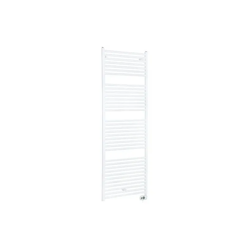 Seche serviette electrique Aluminium, type eCOOL ED digital 1000 Watt, blanc RAL 9010