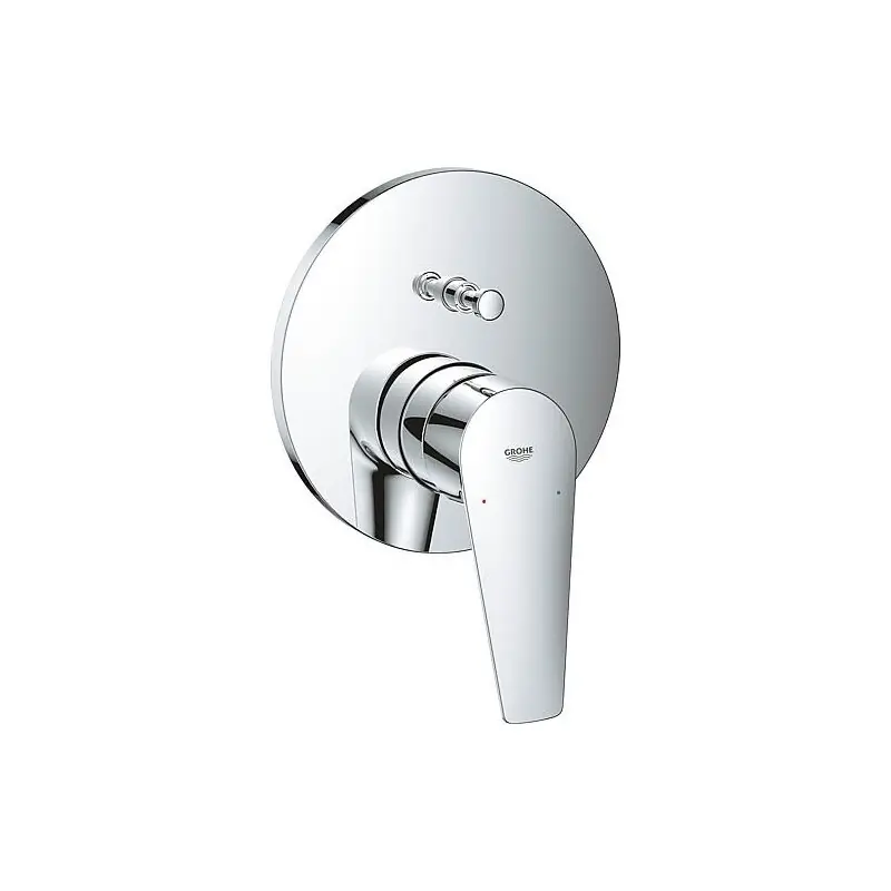 Mitigeur de baignoire Grohe BauEdge rosace Ø 158 mm chrome