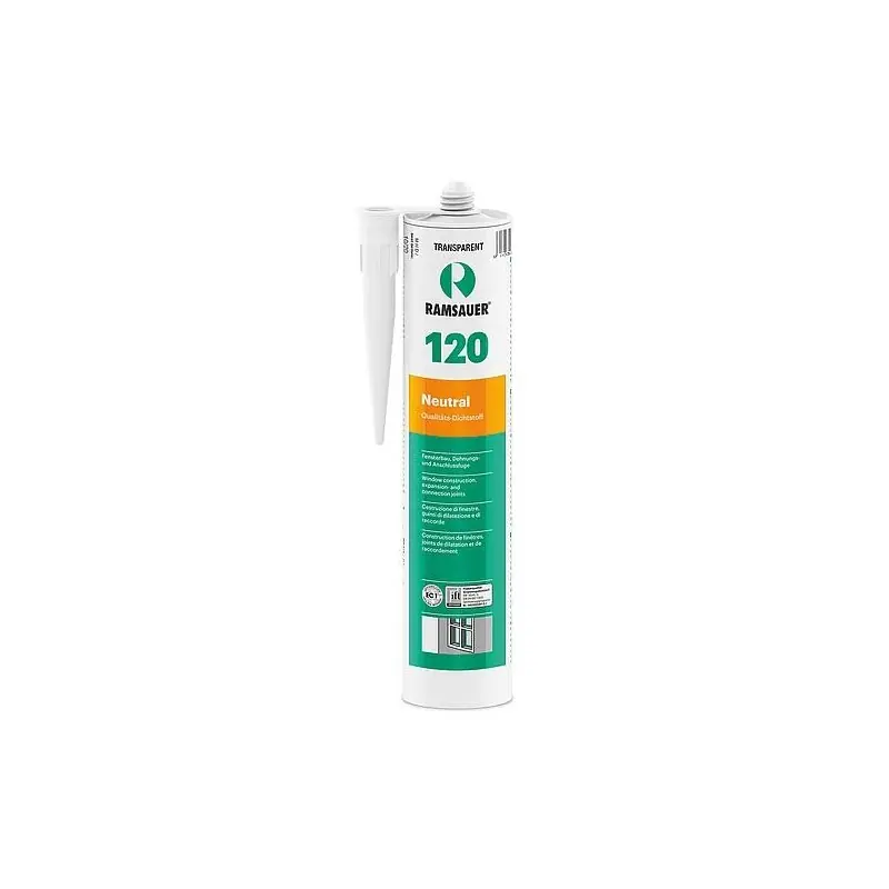 Masse d’EtanchEification Neutral 120, silicone 1 K transparent et Elastique 310ml ,